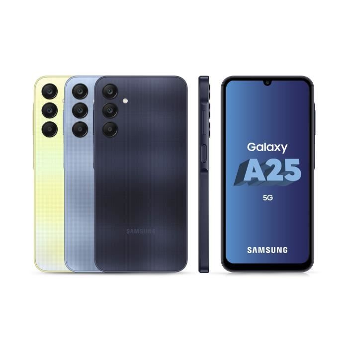 SAMSUNG Galaxy A25 5G Smartphone 256Go Bleu nuit