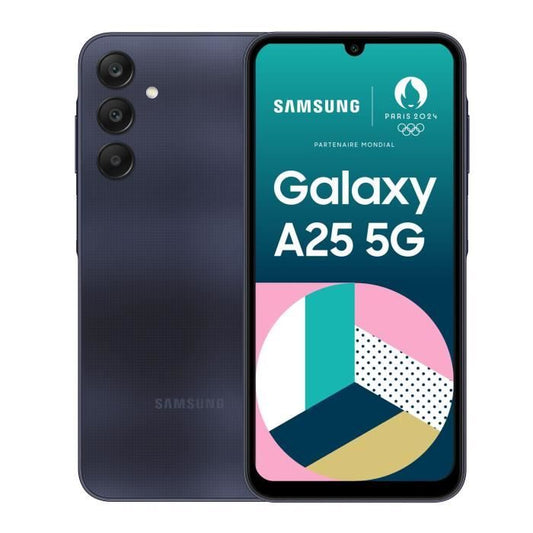 SAMSUNG Galaxy A25 5G Smartphone 128Go Bleu nuit