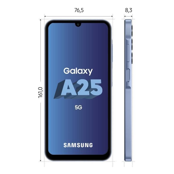 SAMSUNG Galaxy A25 5G 256Go Bleu