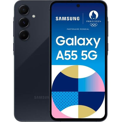 SAMSUNG Galaxy A55 5G Smartphone 128Go Bleu nuit