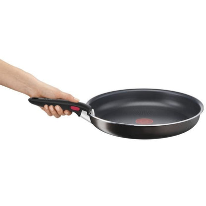 TEFAL INGENIO Poêle 24 cm, Non induction, Revêtement antiadhésif, Fabriqué en France, Easy Plus L1500402