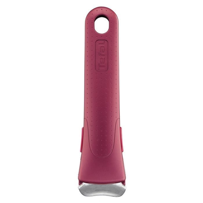 TEFAL INGENIO Poignée amovible Rouge, Empilable, Amovible, Verrouillage sécurité 3 points, Expertise L9863102