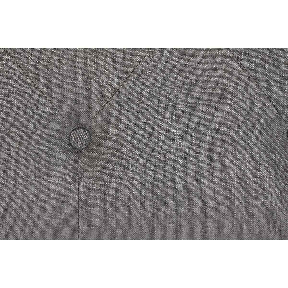 Tête de lit DKD Home Decor Gris foncé Bois d'hévéa 160 x 10 x 120 cm