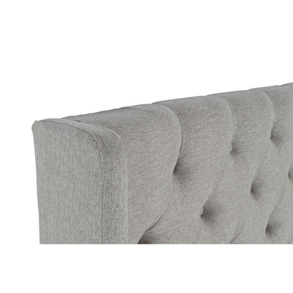 Tête de lit Home ESPRIT Gris Bois MDF 194 x 20 x 170 cm