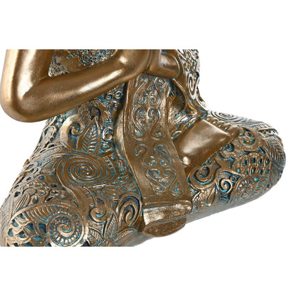 Figurine Décorative Home ESPRIT Doré Buda Oriental 29 x 16 x 37 cm