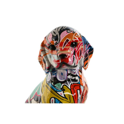 Figurine Décorative Home ESPRIT Multicouleur Chien 13,5 x 9,5 x 19,5 cm