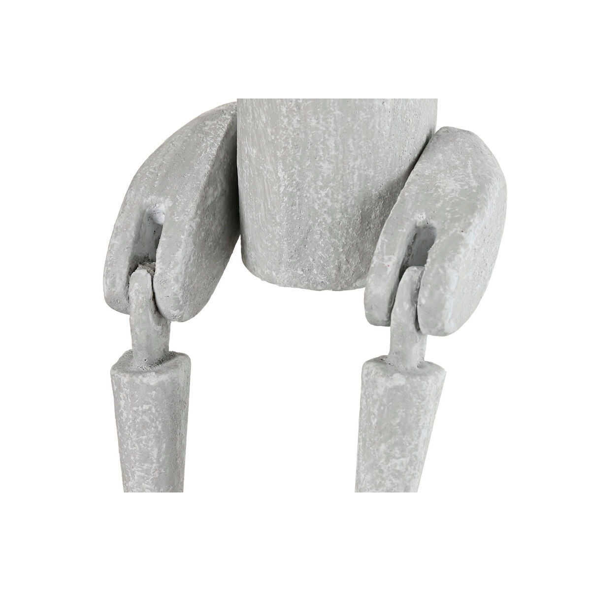 Figurine Décorative Home ESPRIT Gris Canard 16 x 14 x 42 cm (2 Pièces)