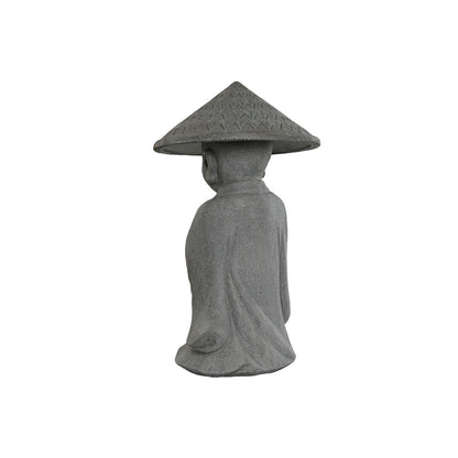 Figurine Décorative Home ESPRIT Gris Moine Oriental 30 x 30 x 51 cm