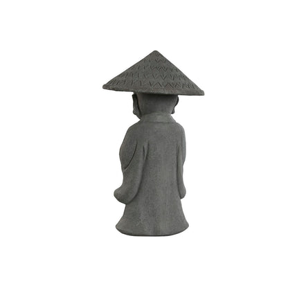 Figurine Décorative Home ESPRIT Gris Moine Oriental 30 x 30 x 53 cm