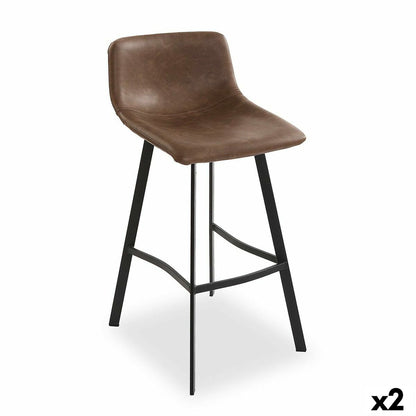 Tabouret Versa Edvin Marron x2