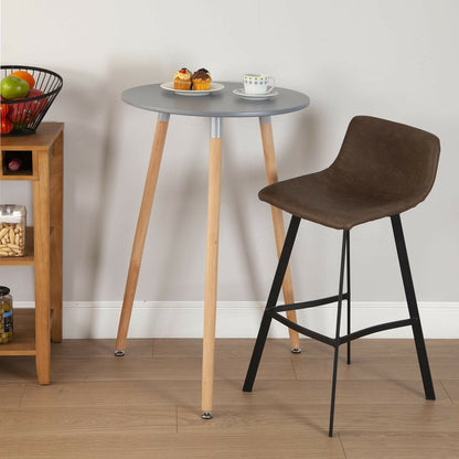 Tabouret Versa Edvin Marron x2