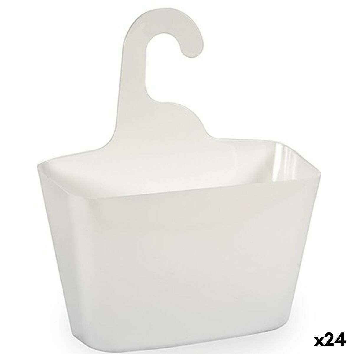 Rangement de douche Blanc Plastique 11,5 x 31,5 x 28,5 cm (24 Unités)