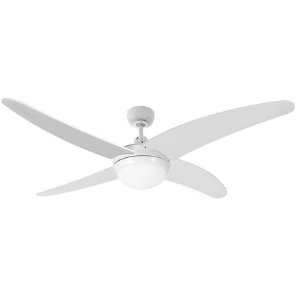 Ventilateur de Plafond avec Lumière EDM 33806 Caspio Blanc 60 W