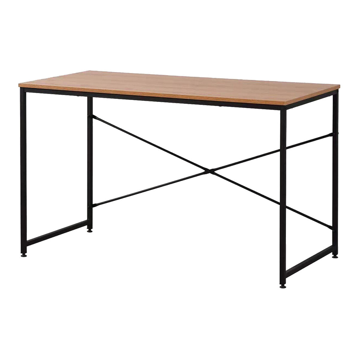 Bureau EDM 75195 Noir Bois Métal 120 x 60 x 74 cm