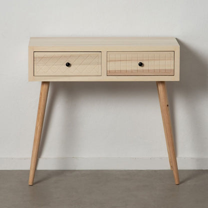 Console MARIE Naturel Bois de peuplier 85 x 40 x 80,5 cm