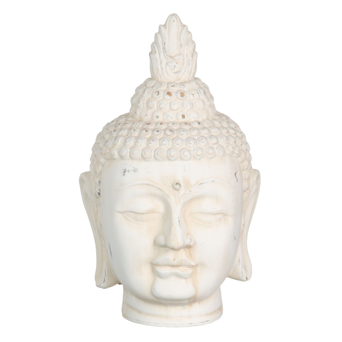 Figurine Décorative Crème Buda Oriental 19 x 18,5 x 32,5 cm