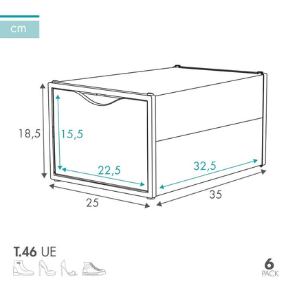 Boîte à chaussures empilable