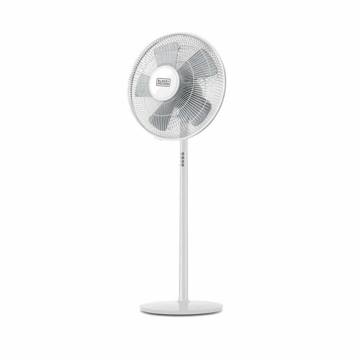 Ventilateur sur Pied Black & Decker BXEFP60E Blanc 60 W