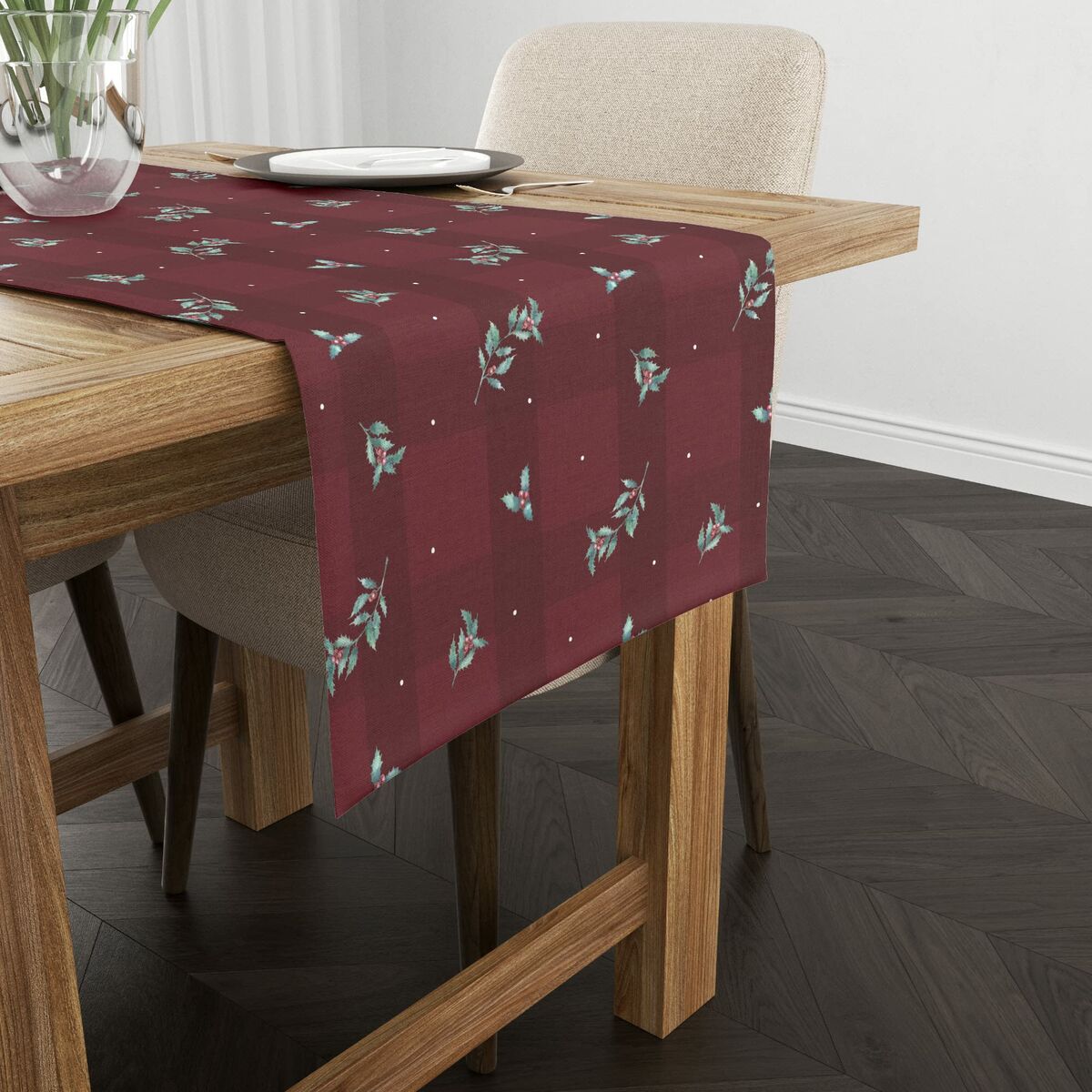 Chemin de Table Belum terciopelo Red Christmas 1 Multicouleur 50 x 145 cm Noël