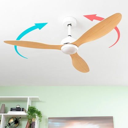 Ventilateur de Plafond avec Lumière LED InnovaGoods Bois 36 W 52"