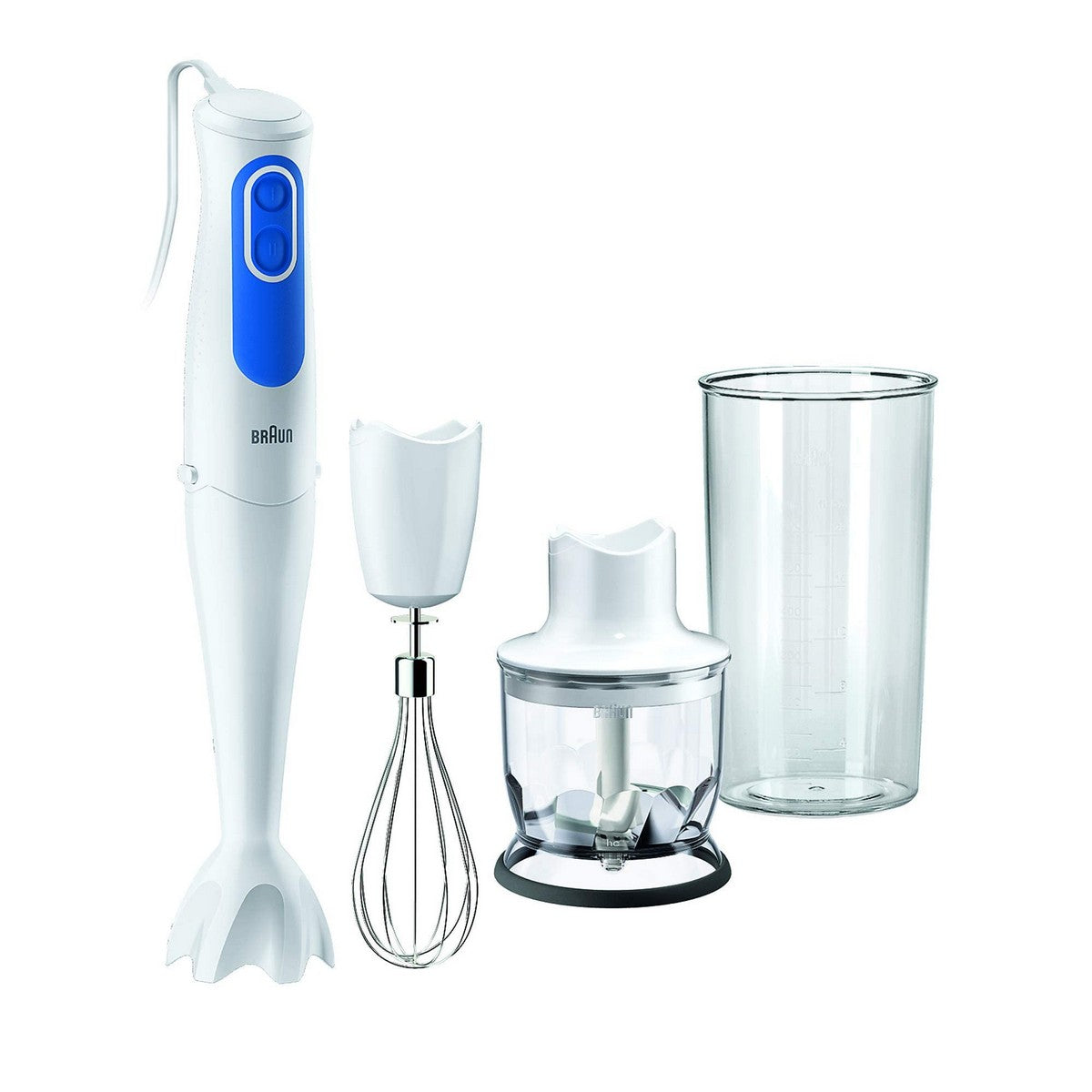 Mixeur plongeant Braun Blanc/Bleu 700 W