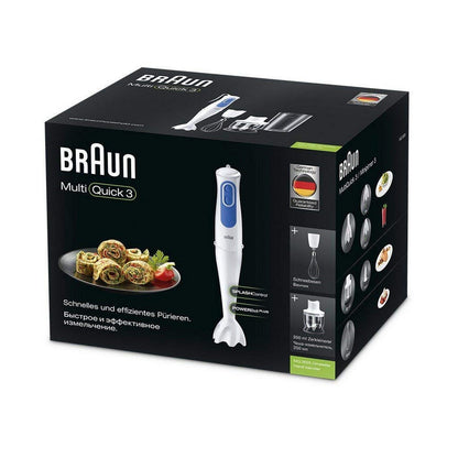 Mixeur plongeant Braun Blanc/Bleu 700 W