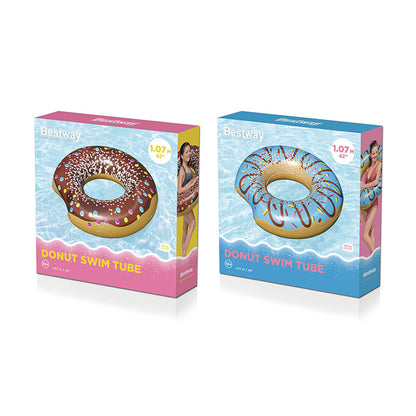 Bouée gonflable Bestway Donut Ø 107 cm Multicouleur