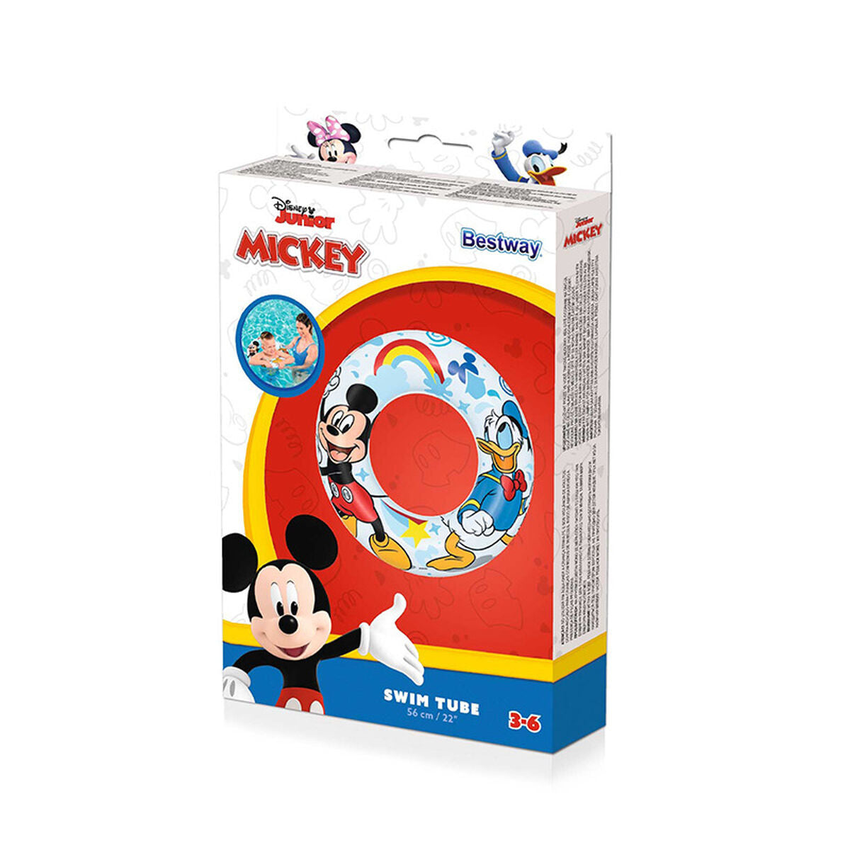 Bouée gonflable Bestway Multicouleur Mickey Mouse Ø 56 cm