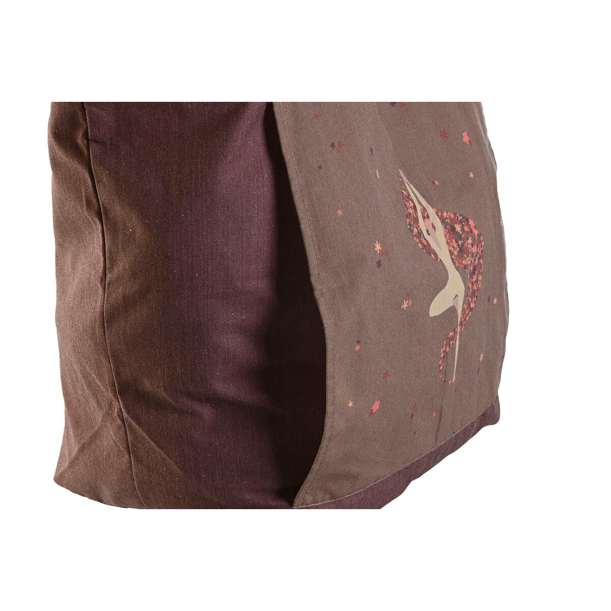 Sac en toile DKD Home Decor Marron Vert Bordeaux Toile 68 x 30 x 55 cm (3 Unités)