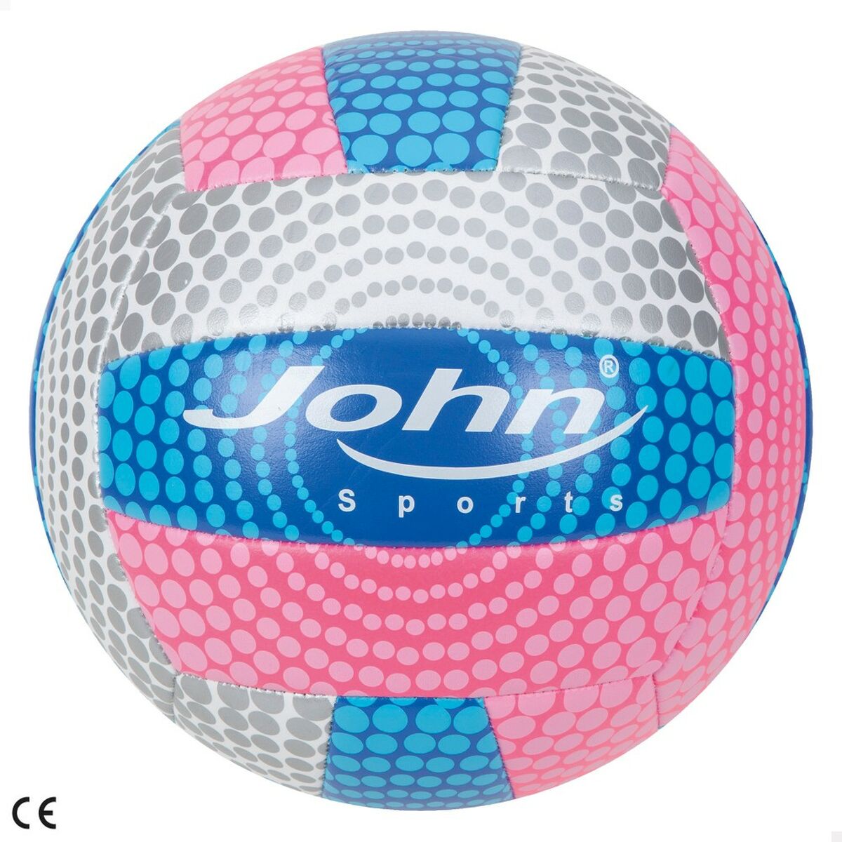 Ballon de Volleyball John Sports 5 Ø 22 cm (12 Unités)