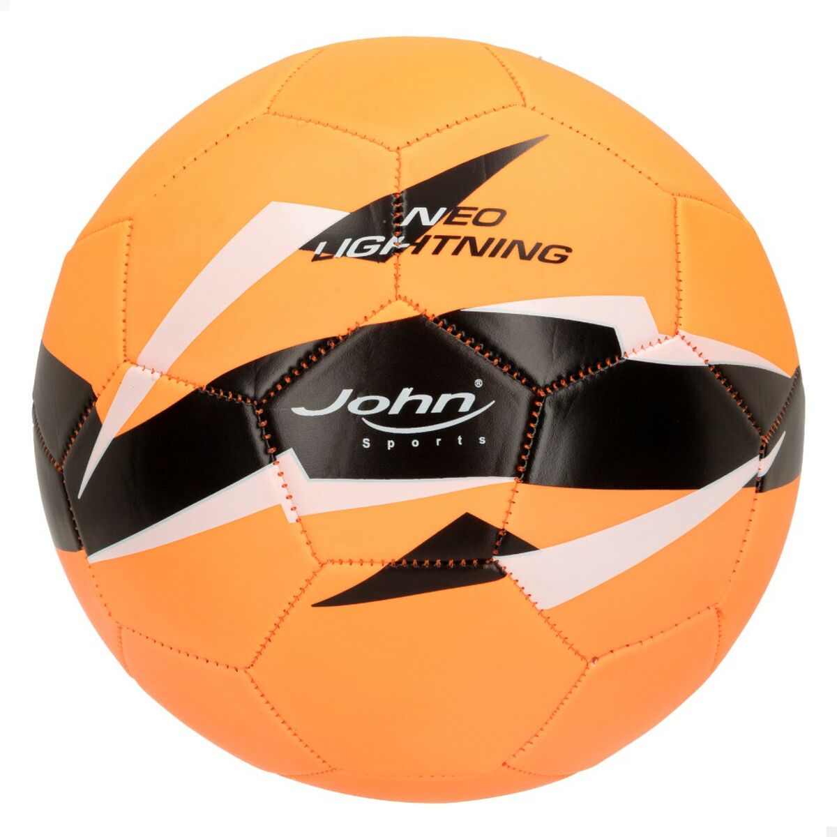 Ballon de Football John Sports World Star 5 Ø 22 cm Simili-cuir (12 Unités)