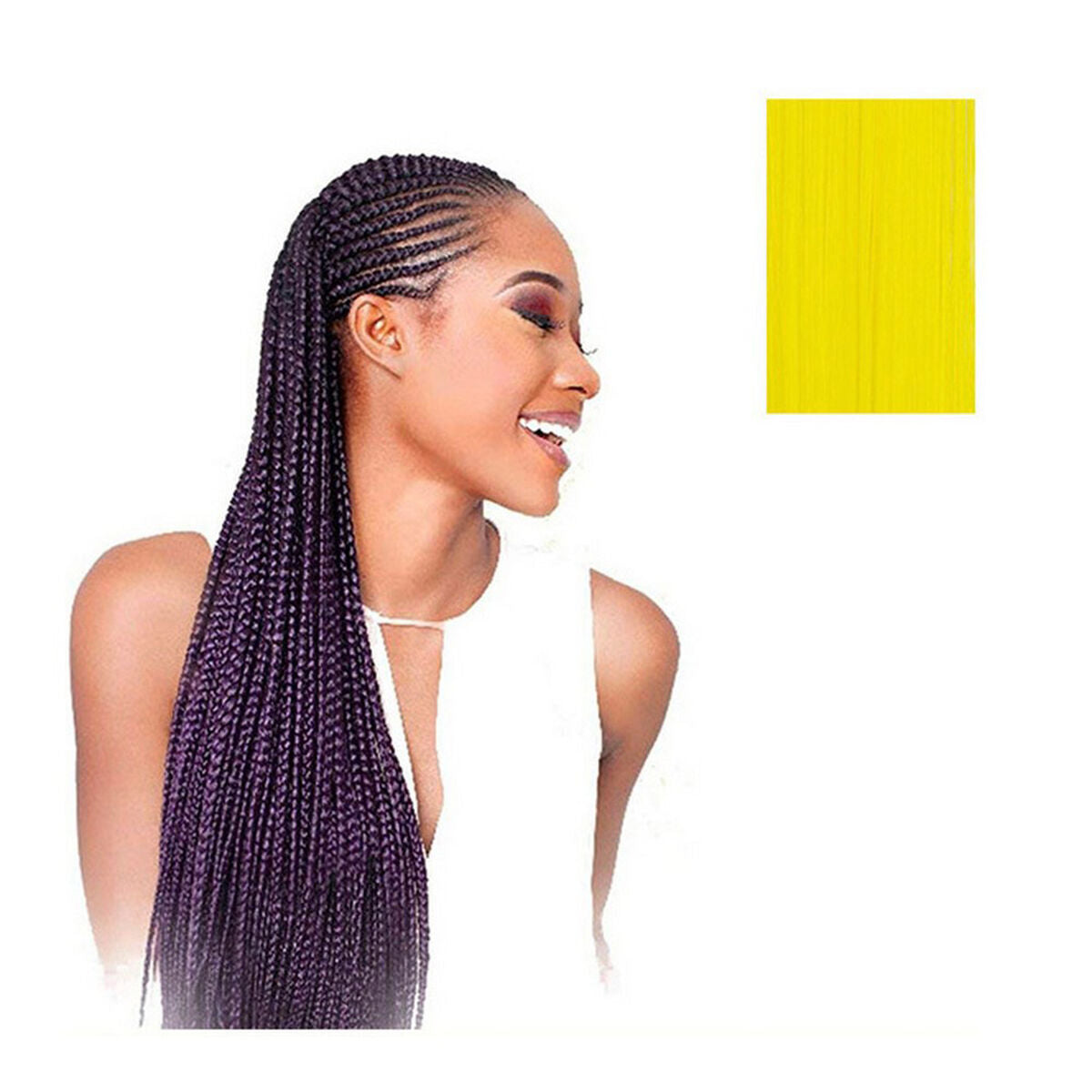 Extensions pour les Cheveux X-Pression Jaune