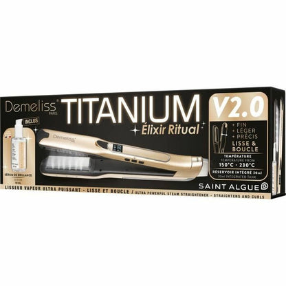 Lisseur à cheveux Saint-Algue TITANIUM V2 ELIXIR RITUAL DEMELISS