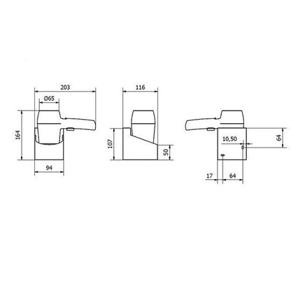 Sèche-cheveux Jofel Support mural Blanc 1200 W