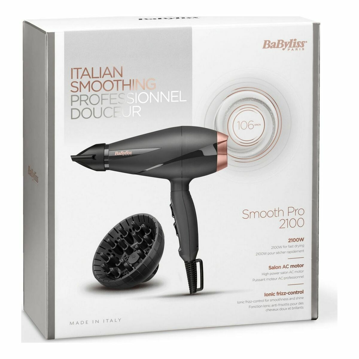 Sèche-cheveux Babyliss Smooth Pro 2100