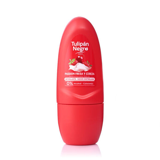 Déodorant Roll-On Tulipe Passion Fraise et Cerise 50 ml