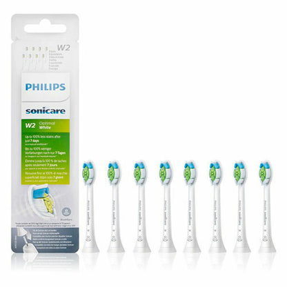 Tête de rechange Philips Paquet de 8 têtes de brosse soniques standard