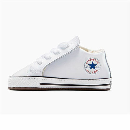 Chaussures casual bébés Converse Chuck Taylor All Star Cribster Blanc