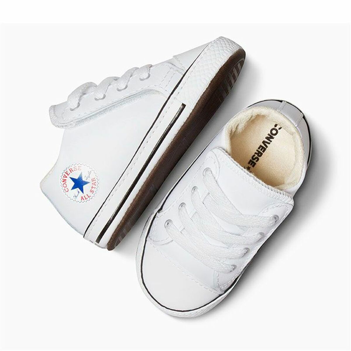 Chaussures casual bébés Converse Chuck Taylor All Star Cribster Blanc