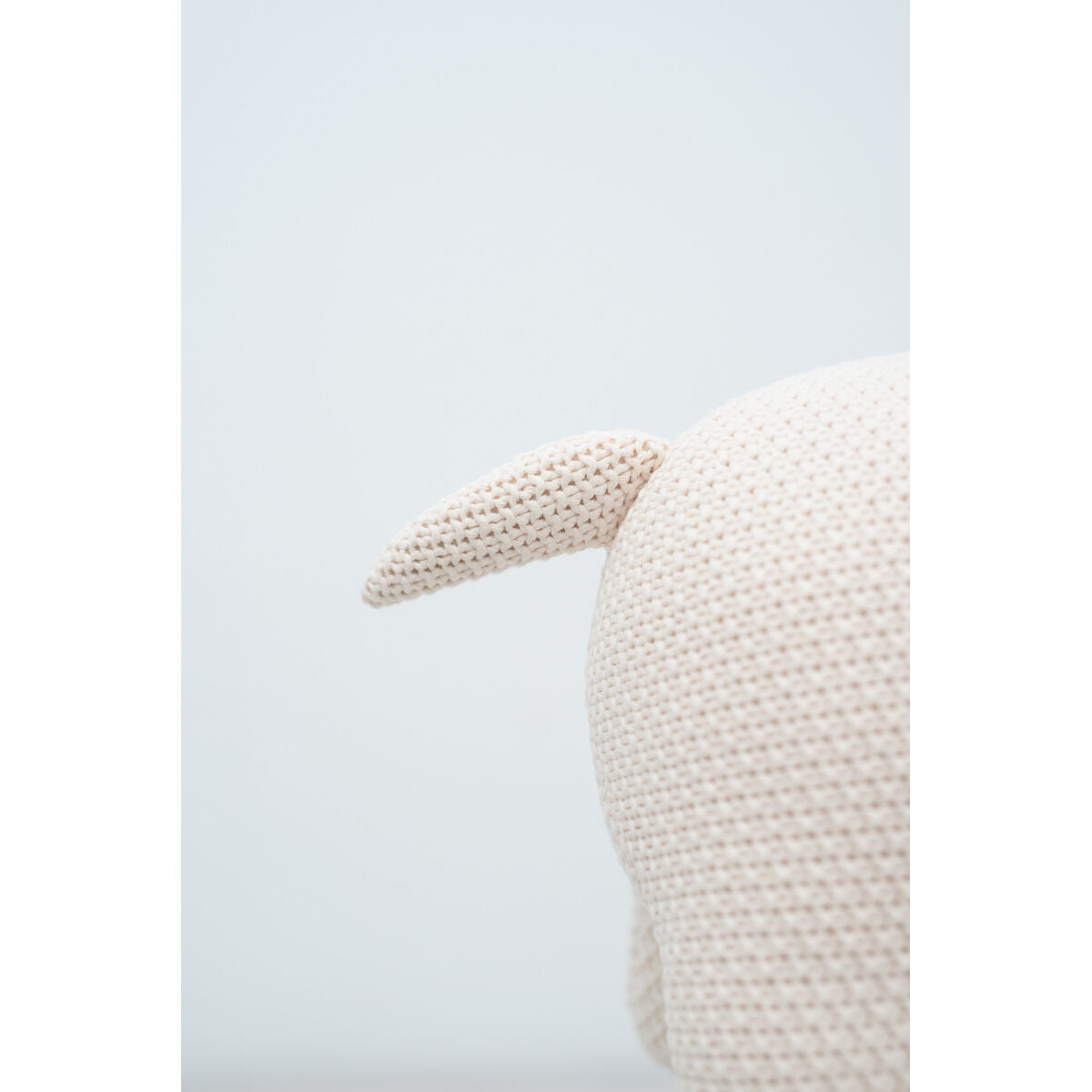 Jouet Peluche Crochetts AMIGURUMIS MINI Blanc Eléphant 48 x 23 x 22 cm