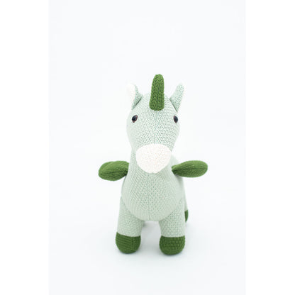 Jouet Peluche Crochetts AMIGURUMIS MINI Vert Licorne 51 x 42 x 26 cm