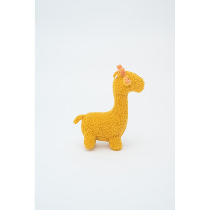 Jouet Peluche Crochetts Bebe Jaune Girafe 28 x 32 x 19 cm