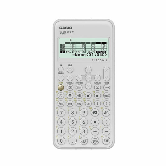 Calculatrice scientifique Casio Blanc