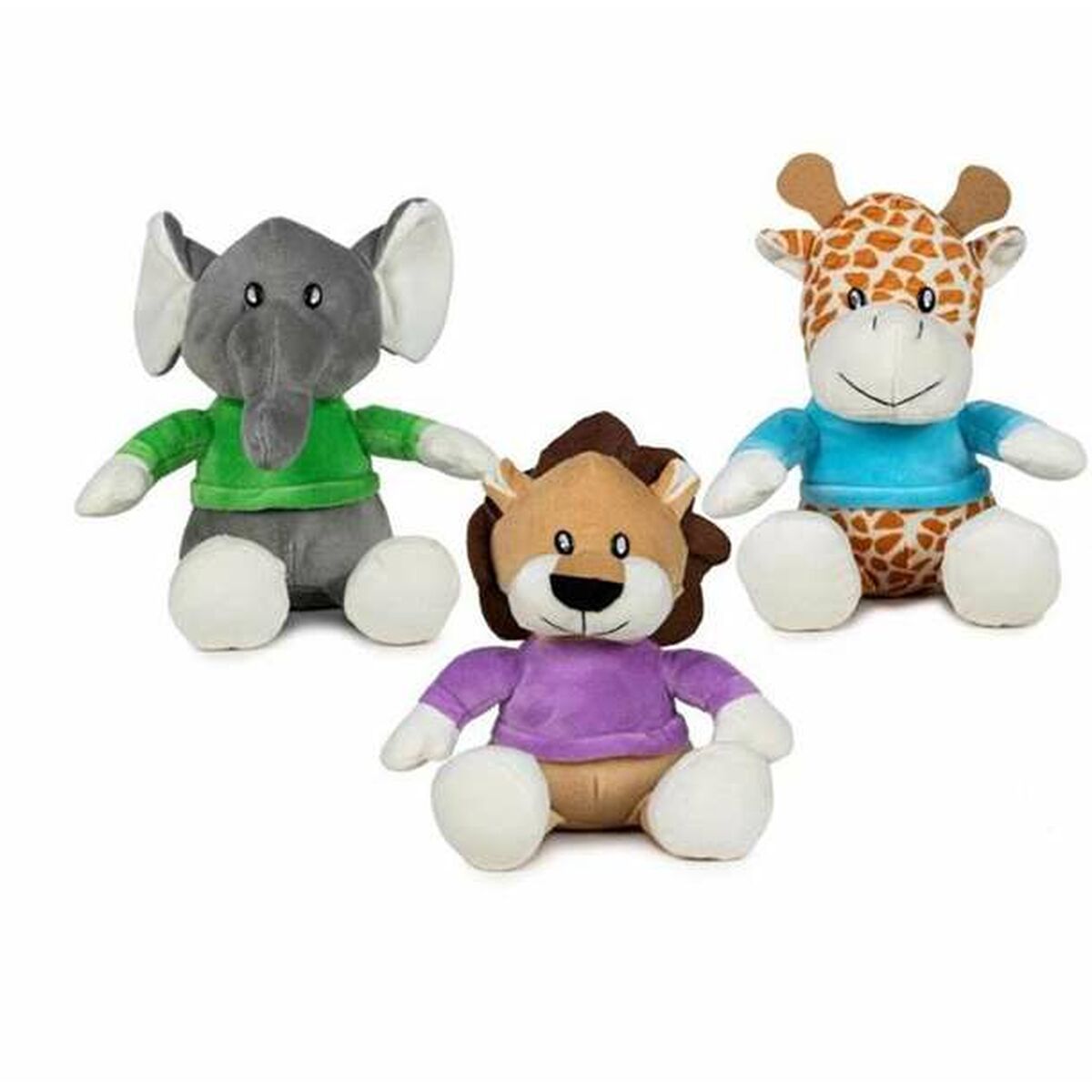 Jouet Peluche Play by Play Chemisette animaux 28 cm