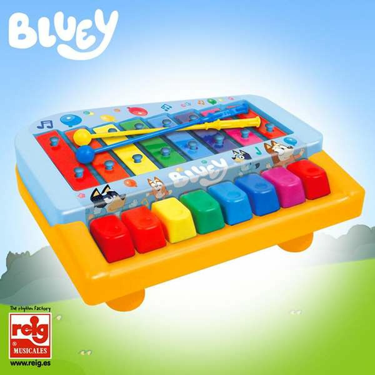 Xylophone Bluey Enfant Figurine