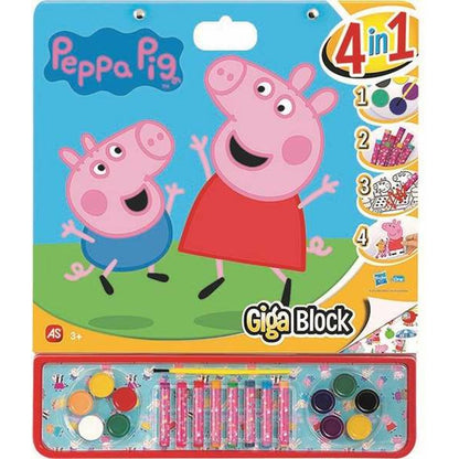 Dessins à peindre Peppa Pig Autocollants 4 en 1