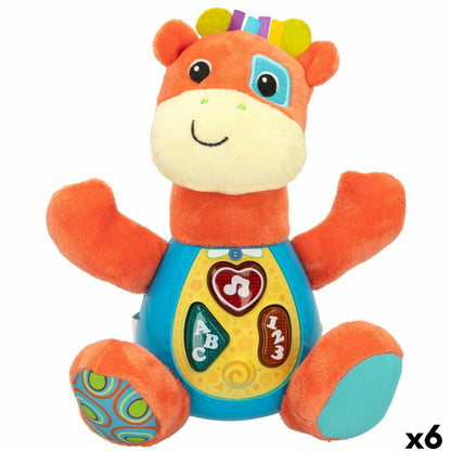 Peluche sonore Winfun Girafe 18 x 19 x 8,5 cm (6 Unités)