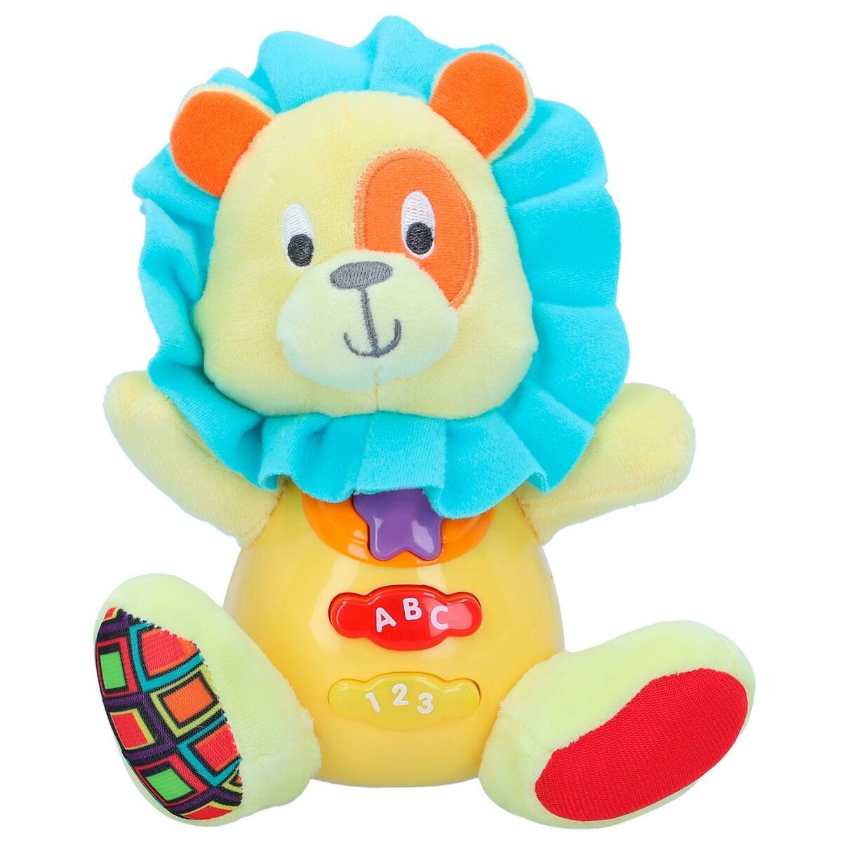 Peluche sonore Winfun Lion 15 x 15 x 9 cm (6 Unités)