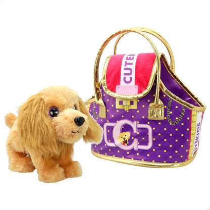 Jouet Peluche Funville Cutekins Sac Chien 25 x 20 x 13 cm (2 Unités)