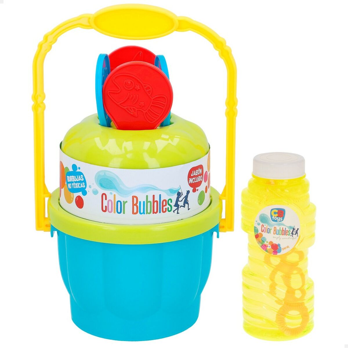 Jeu de Bulles de Savon Colorbaby 240 ml 17,5 x 28 x 13,5 cm (6 Unités)